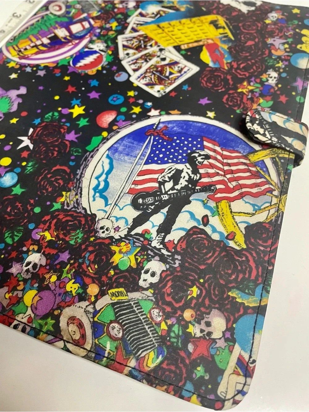 Nicole Miller RARE Grateful Dead Folio - Black Base